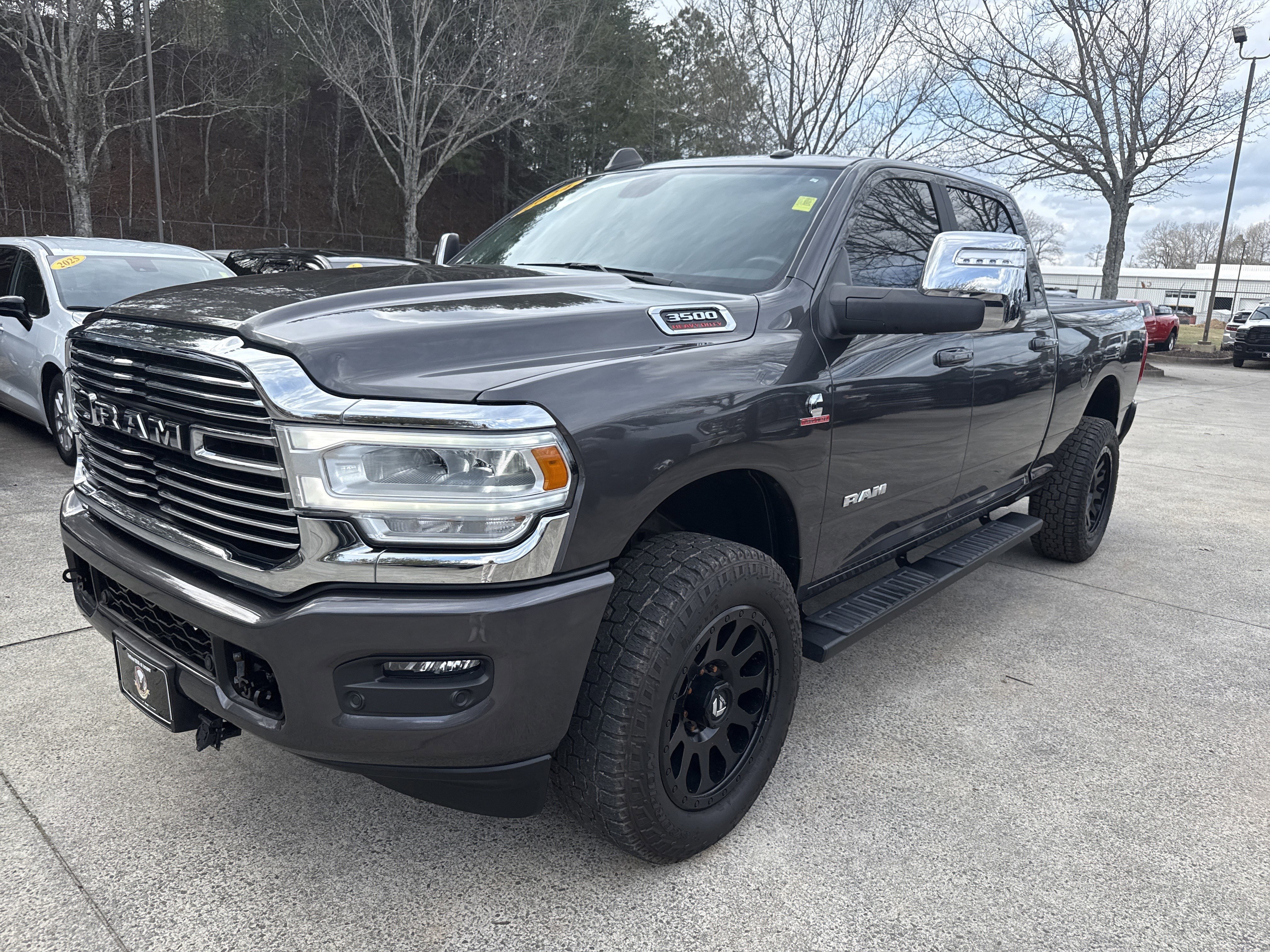 Used 2024 Granite Crystal Metallic Clearcoat Ram Laramie image 3