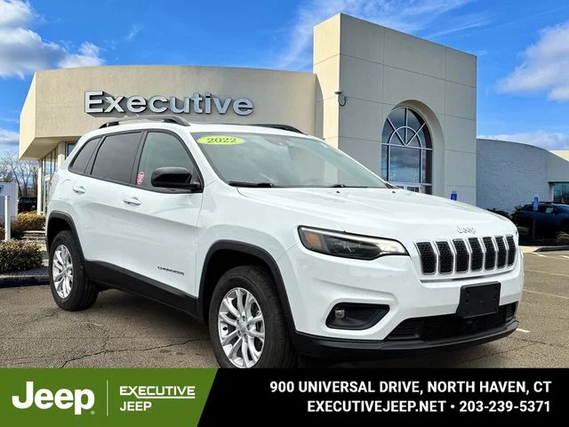 Certified Used 2022 White Jeep Latitude Lux image 1