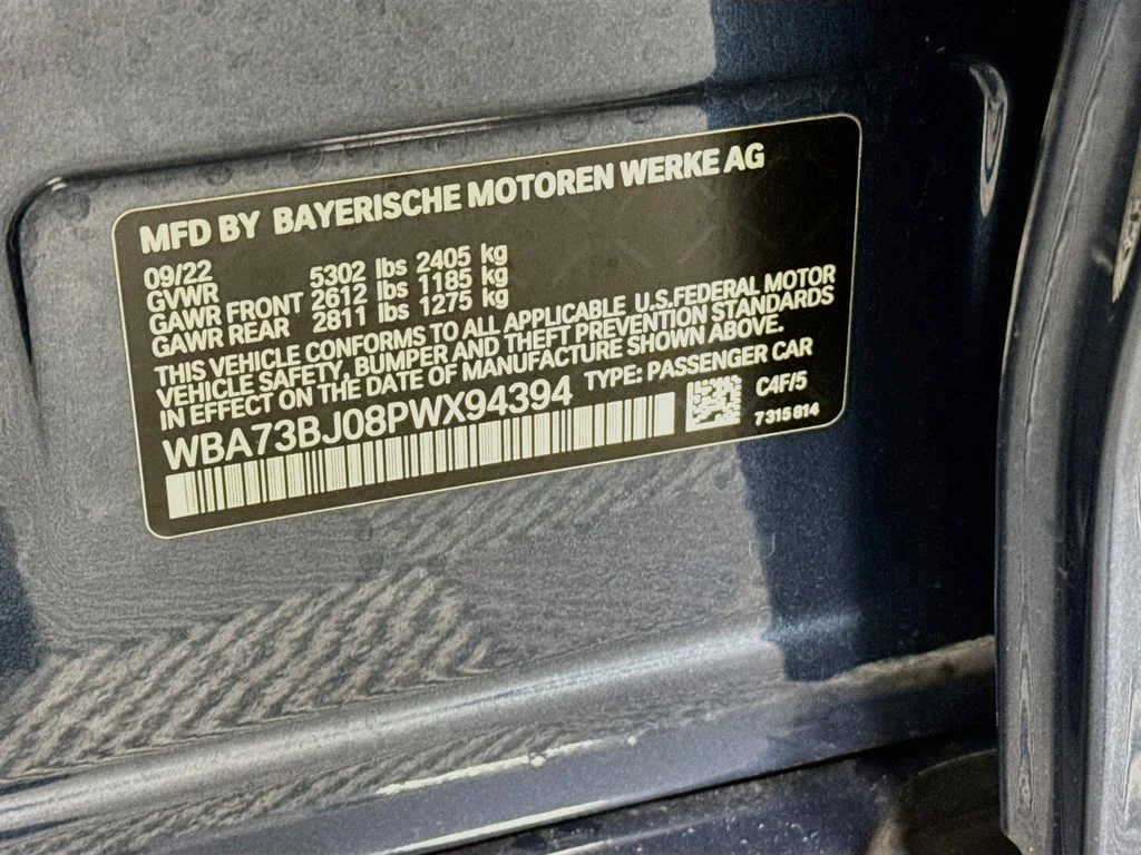 Used 2023 Blue Metallic BMW 540i xDrive image 31
