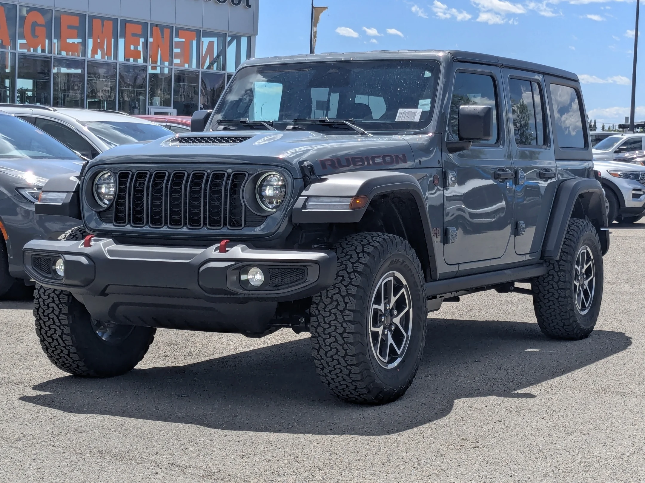 New 2026 Dark blue Jeep Rubicon - - 4x4 - 8-Spd Auto - Nappa Leather Seats - Black Freedom Top - Convenience Grp & More! image 4