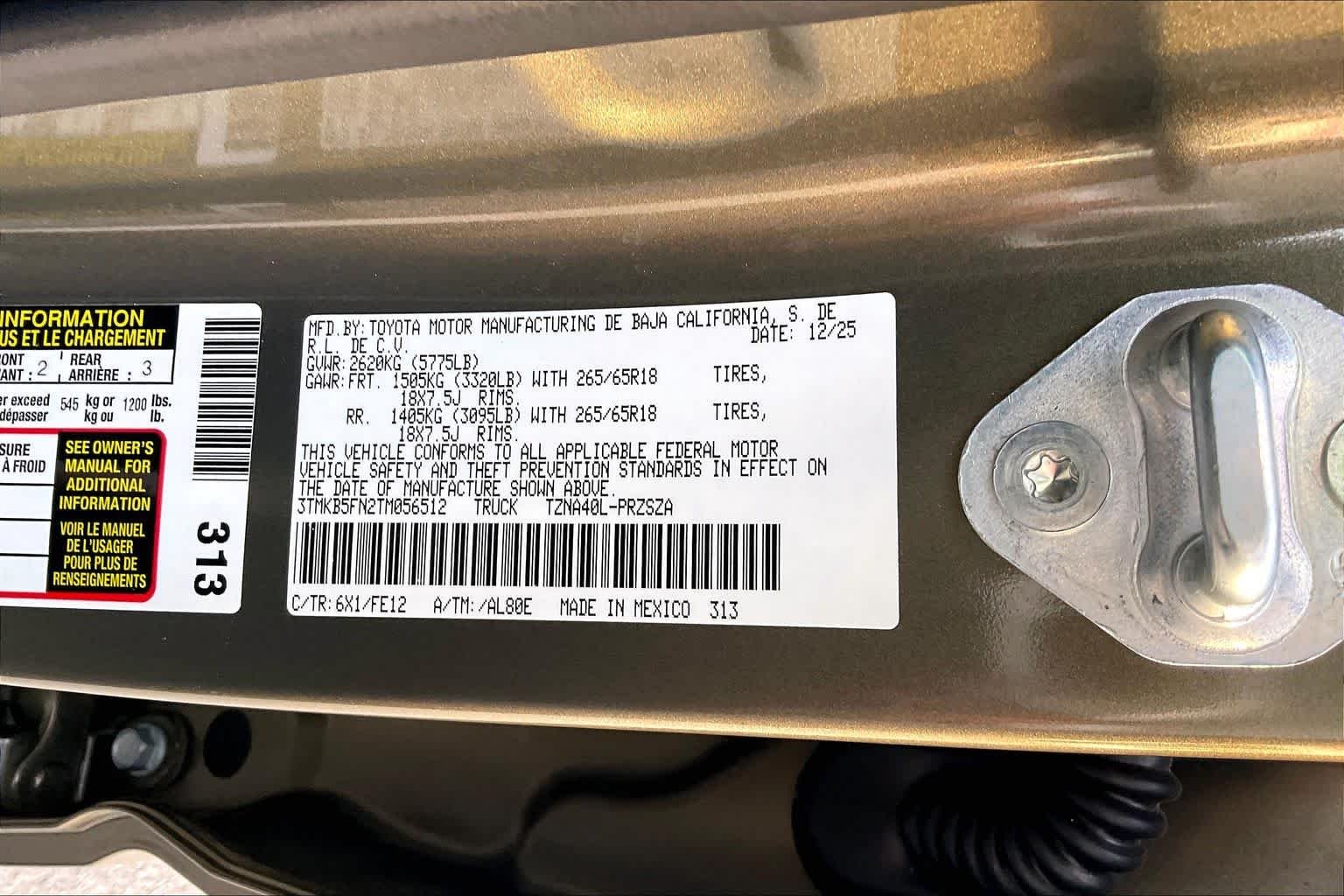 Used 2026 Bronze Oxide Toyota TRD Sport image 55