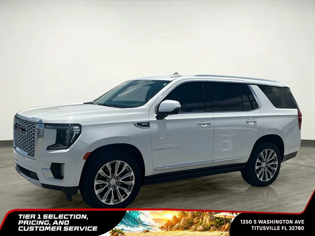Used 2022 White Frost Tricoat GMC Denali image 3