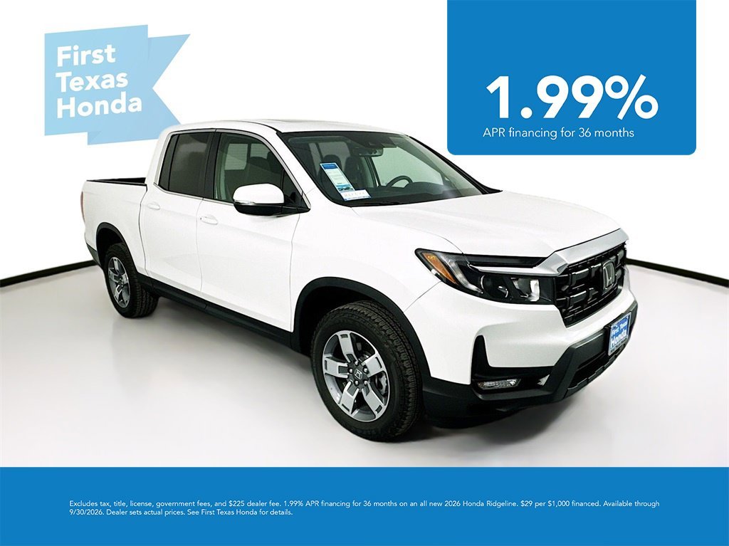 New 2026 Platinum White Pearl Honda RTL image 1