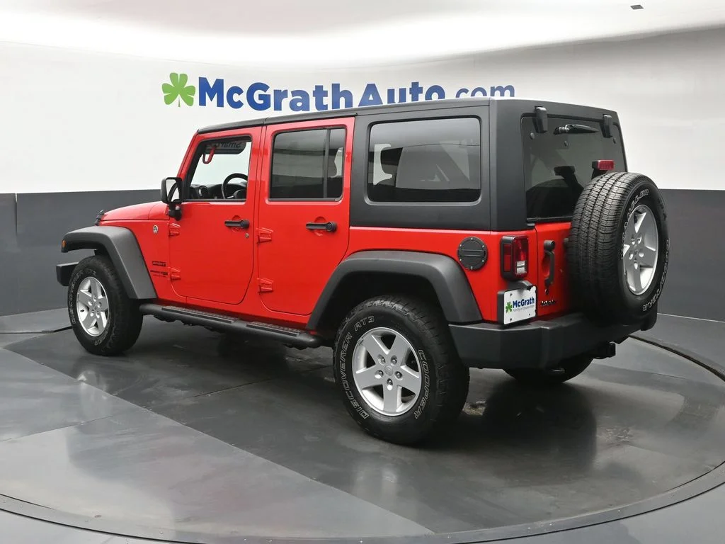 Certified Used 2018 Red Jeep Unlimited Sport image 24