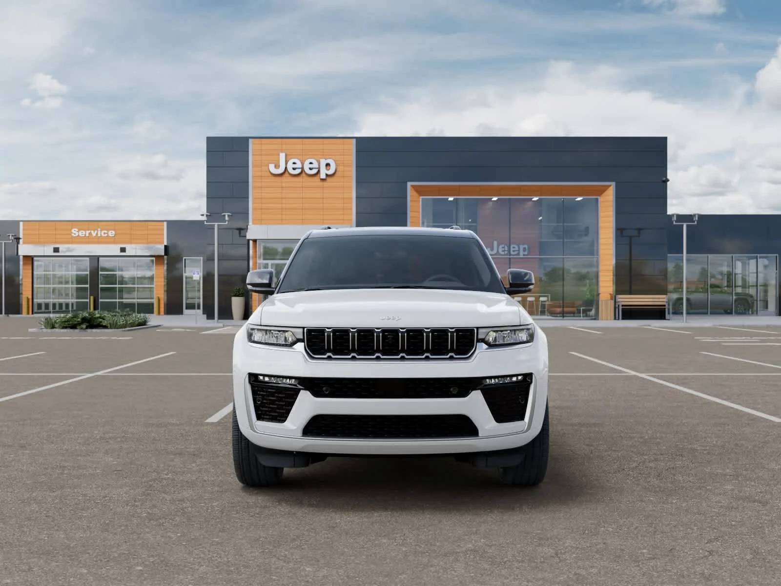 New 2027 Bright White Clearcoat Jeep Summit image 6