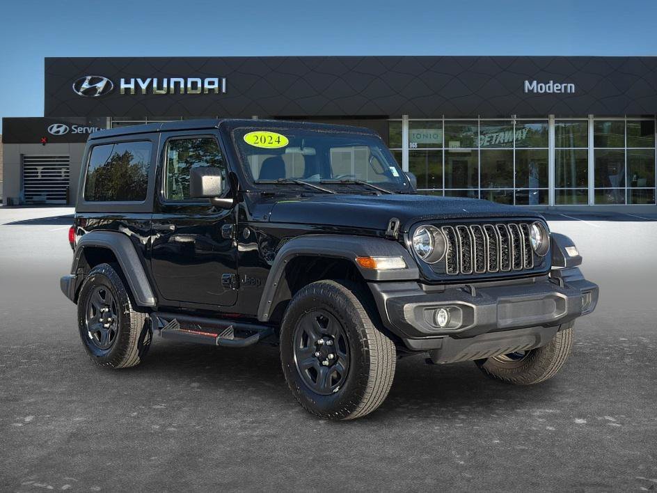 Used 2024 Black Clearcoat Jeep Sport image 3