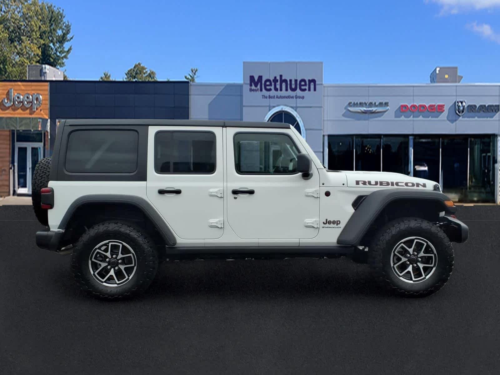 Used 2026 Bright White Clearcoat Jeep Rubicon image 2