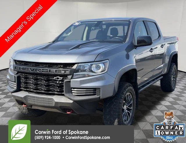 Used 2021 Satin Steel Metallic Chevrolet ZR2 image 1