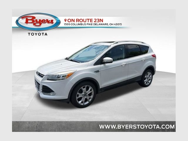 Used 2015 White Platinum Clearcoat Metallic Ford Titanium image 1