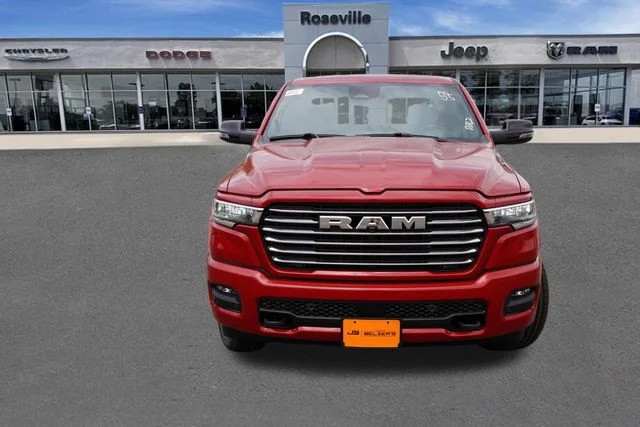 New 2026 Molten Red Pearl-Coat Exterior Paint RAM Laramie image 8