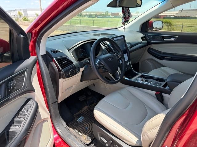 Used 2022 Red Ford Titanium image 2