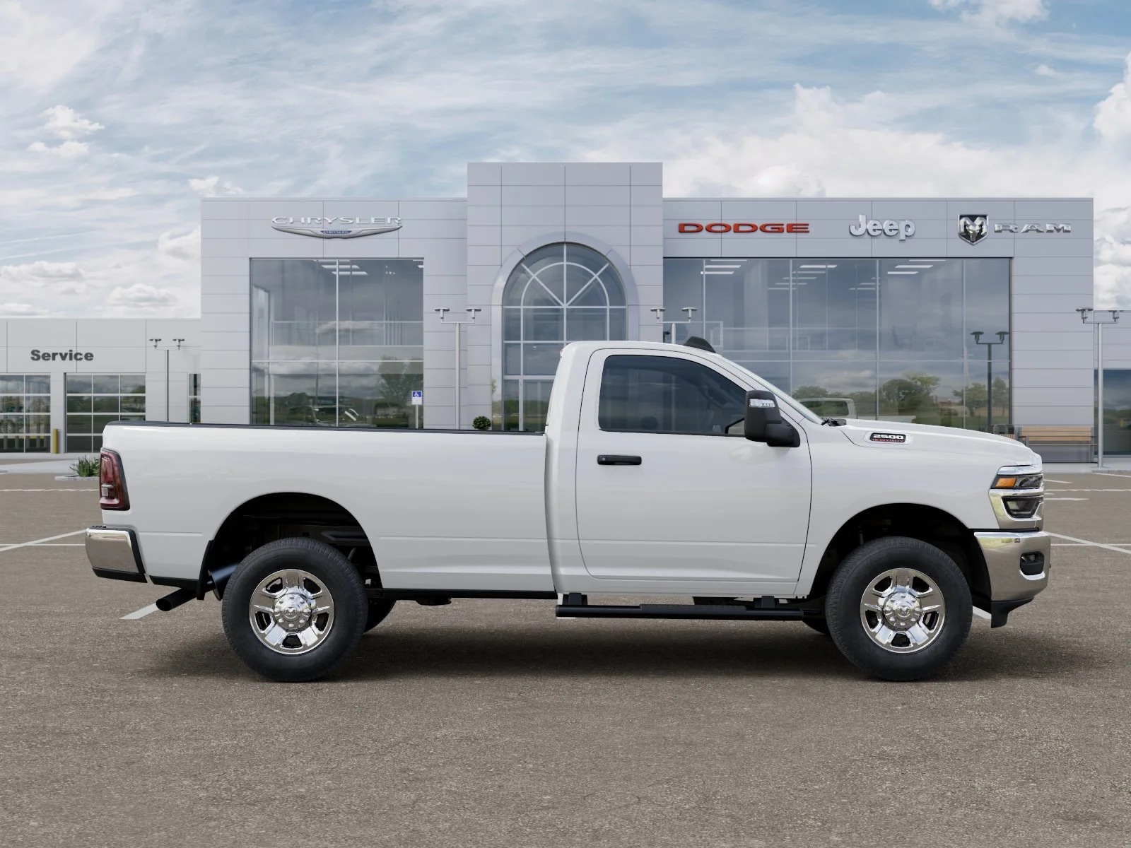 New 2026 Bright White Clear-Coat Exterior Paint RAM Tradesman image 46