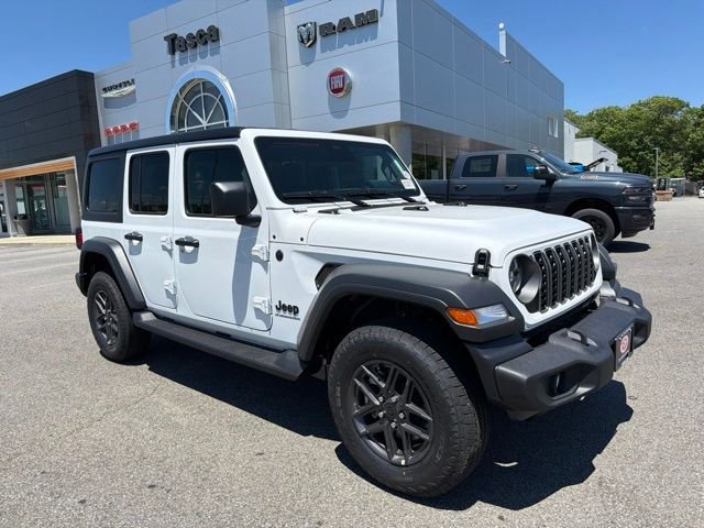 New 2026 Bright White Clear-Coat Exterior Paint Jeep Sport S image 1
