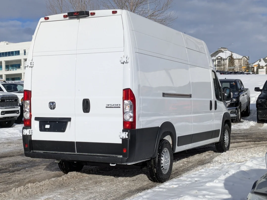 New 2026 White RAM Tradesman - - Super High Roof - Cargo Partition - Adaptive Cruise - Remote Start & More! image 8