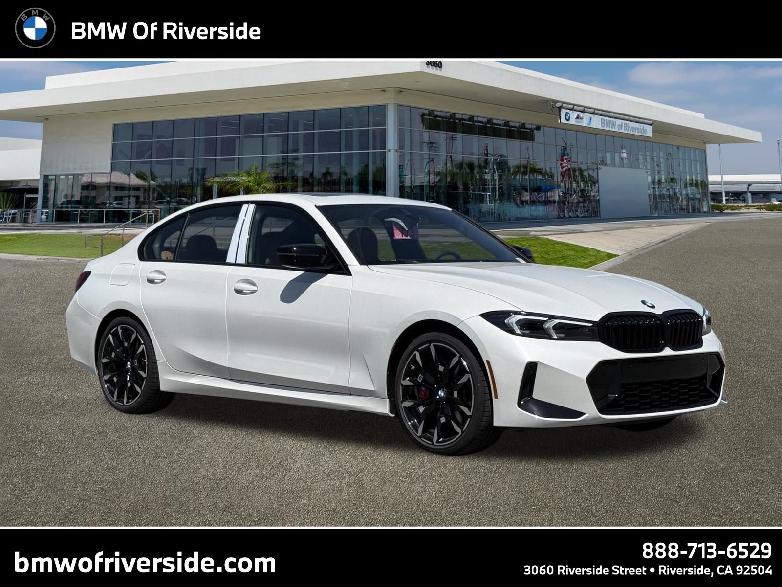 New 2026 Mineral White Metallic BMW 330i image 1