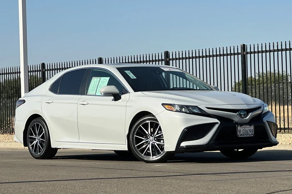Certified Used 2024 White Toyota SE image 2