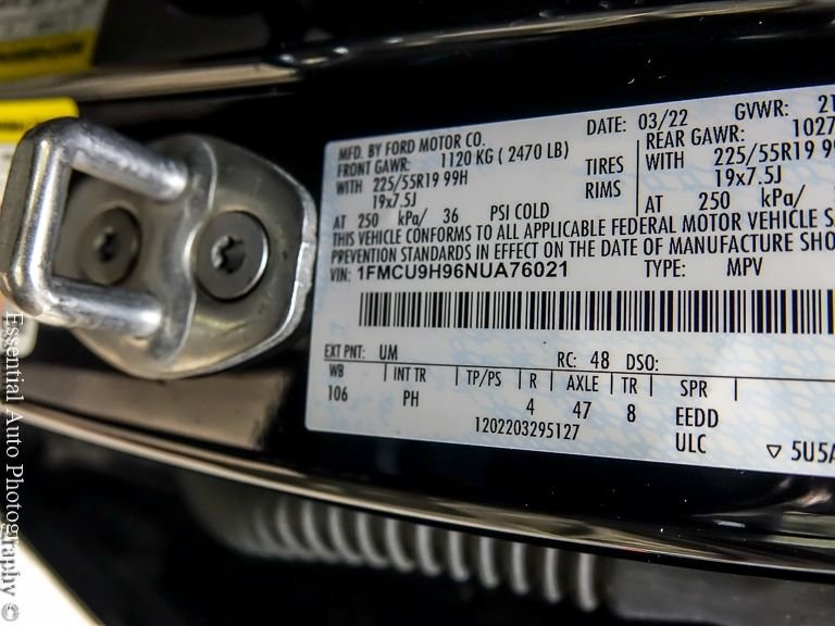 Certified Used 2022 Black Metallic Ford SEL image 30