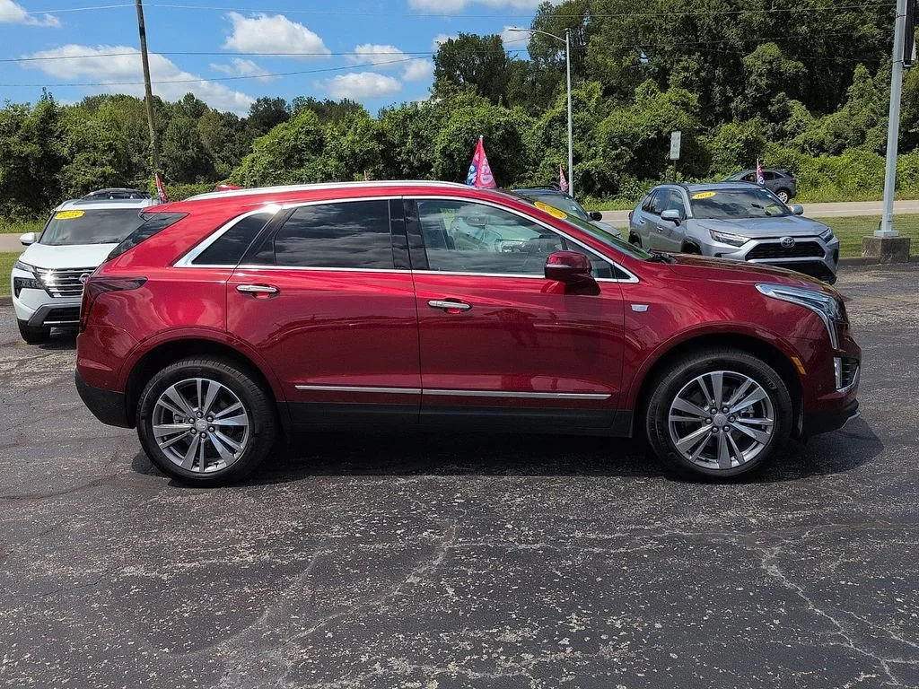 Used 2025 Red Cadillac Premium Luxury image 2