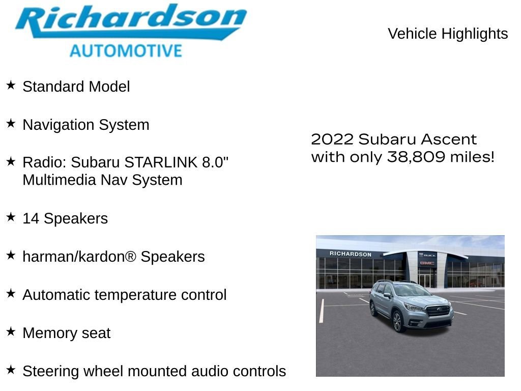 Used 2022 Silver Subaru Touring image 10