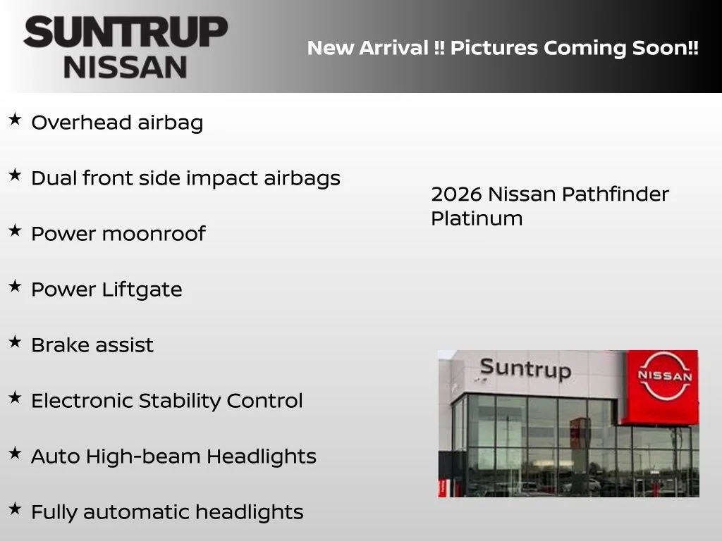 New 2026 Black Nissan Platinum image 6