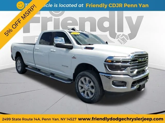 New 2026 Bright White Clear-Coat Exterior Paint RAM Laramie image 7