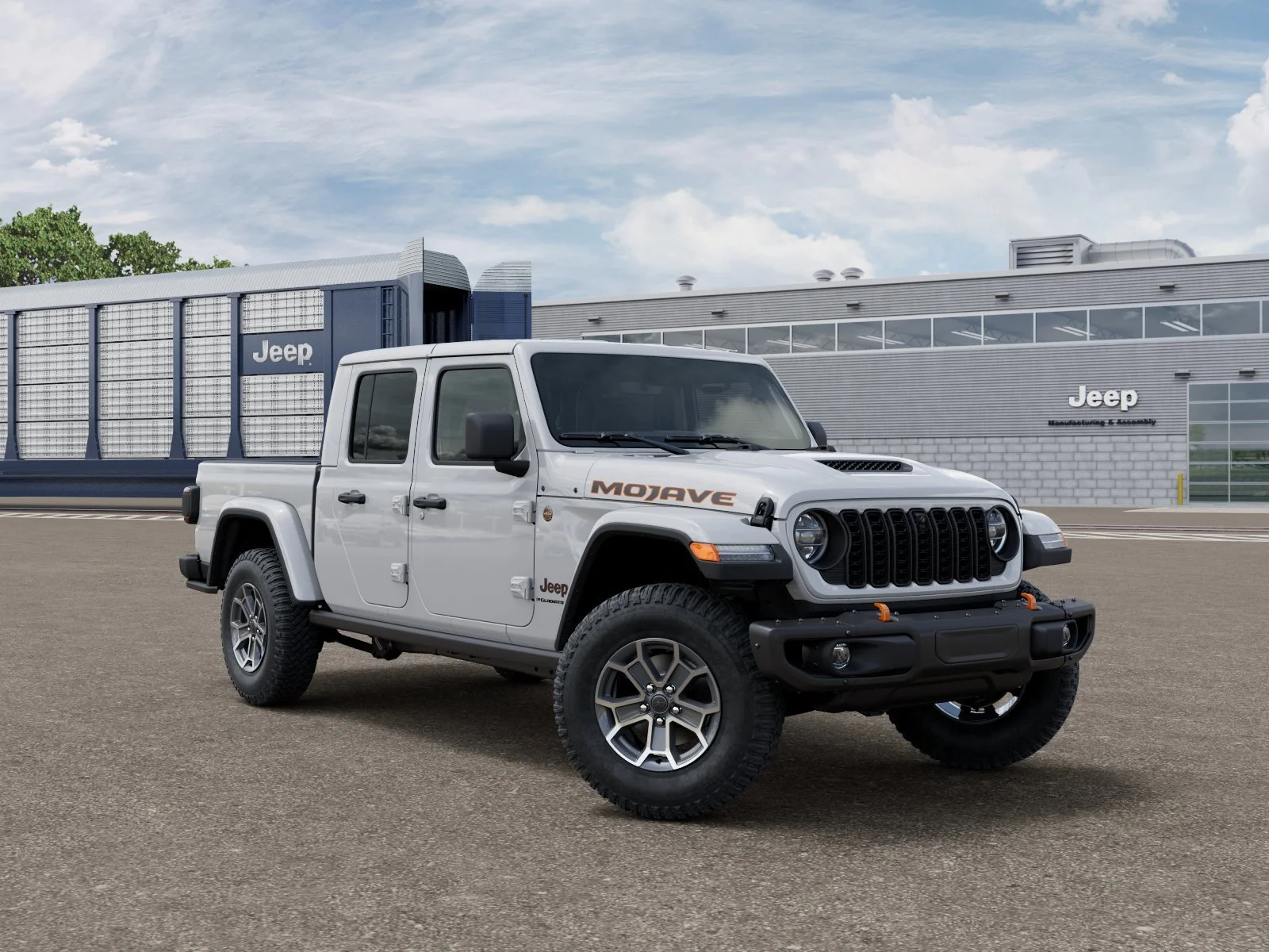 New 2026 Bright White Clear-Coat Exterior Paint Jeep Mojave X image 6