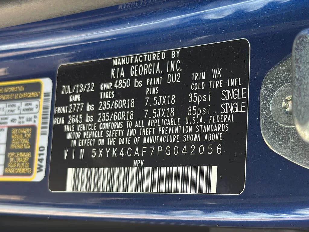 Certified Used 2023 Blue Kia SX image 31