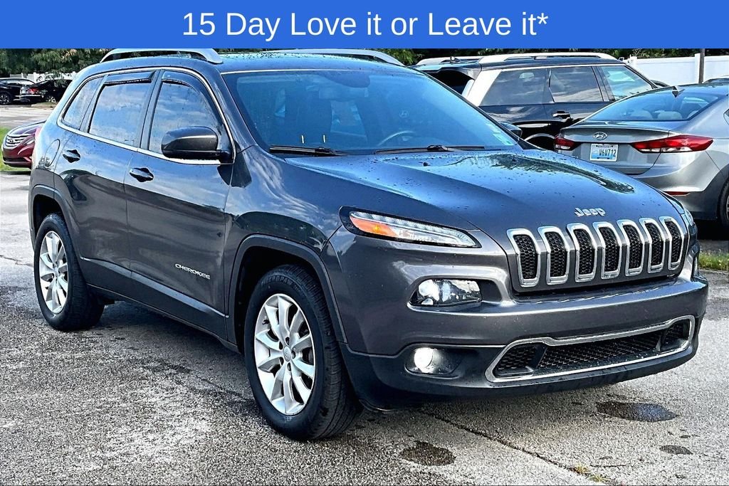 Used 2018 Gray Jeep Limited image 1