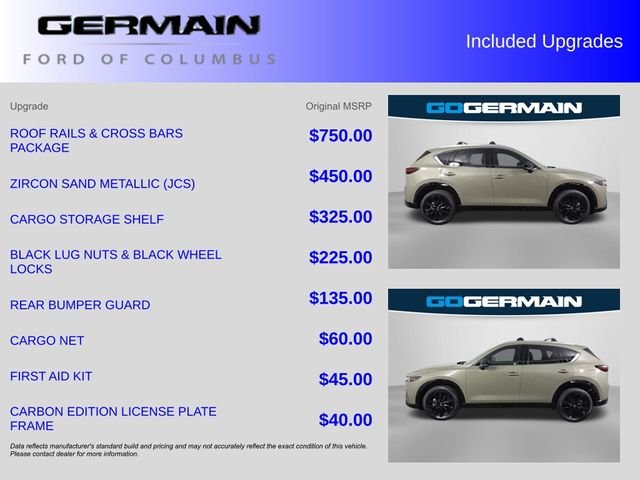 Used 2025 Zircon Sand Metallic Mazda 2.5 Carbon Turbo image 36