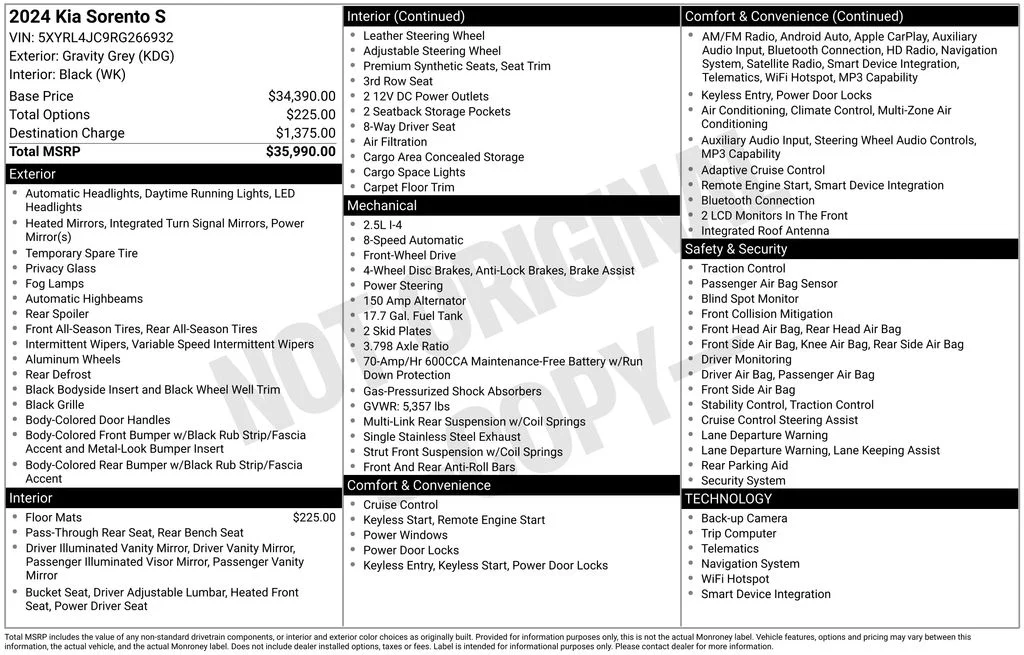 Used 2024 Gray Kia S image 17