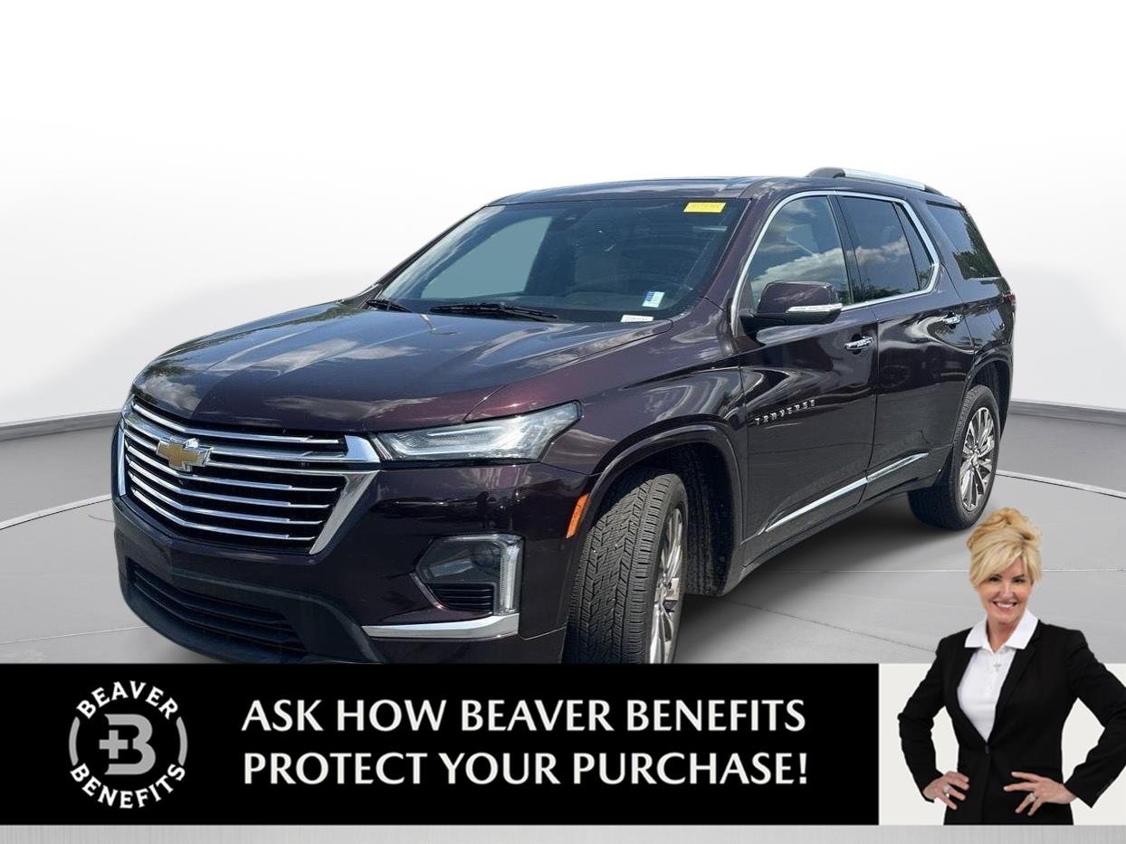 Used 2022 Black Cherry Metallic Chevrolet Premier image 1