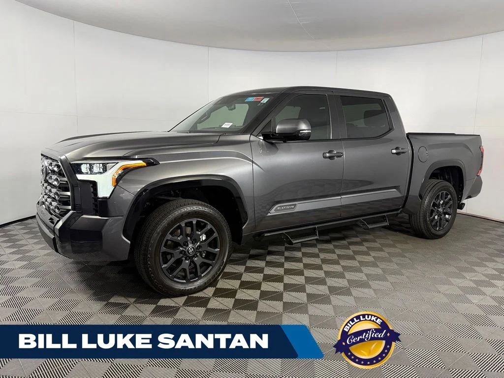Certified Used 2025 Gray Toyota Platinum image 1