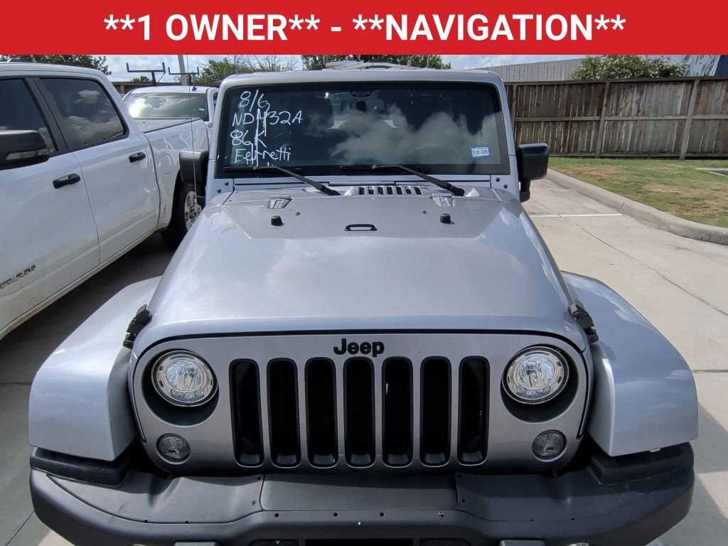 Used 2017 Silver Jeep Unlimited Sahara image 2