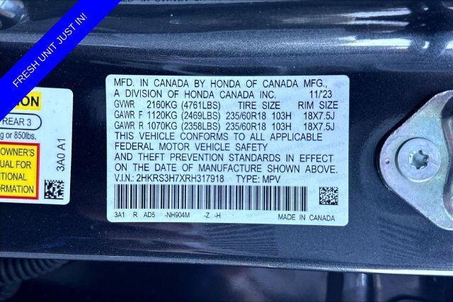 Used 2024 Gray Honda EX-L image 20