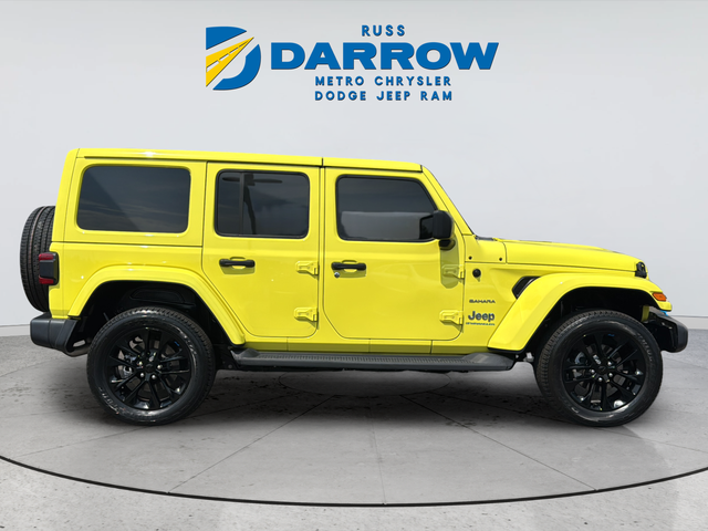 Used 2023 Yellow Jeep Sahara 4xe image 6