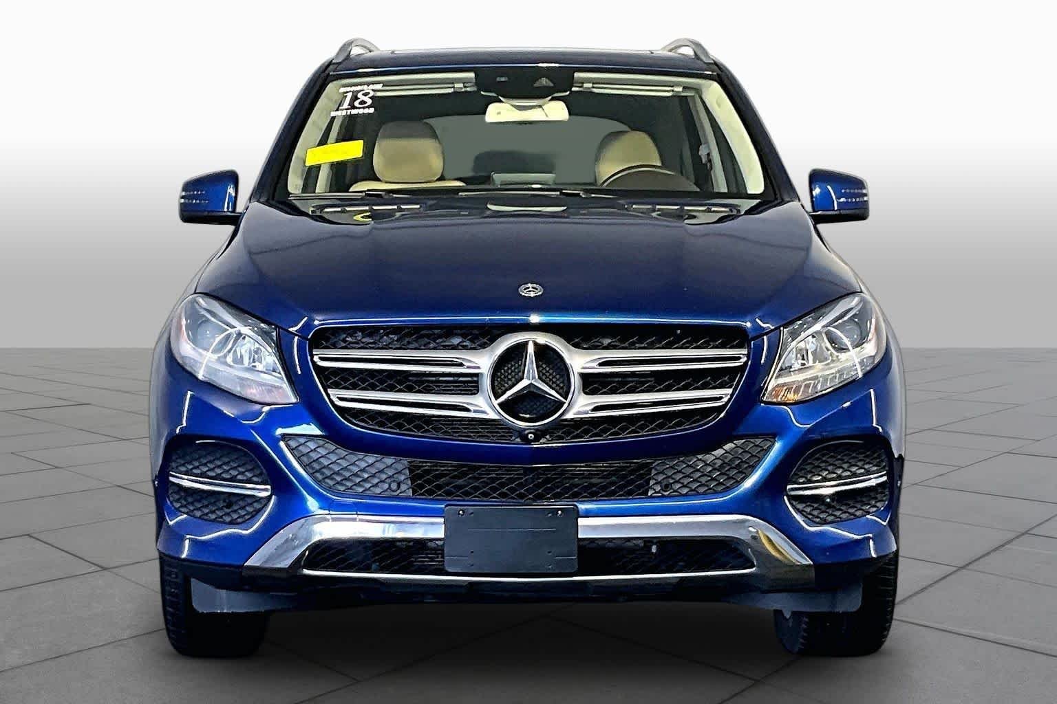 Used 2018 Brilliant Blue Metallic Mercedes-Benz GLE 350 image 4