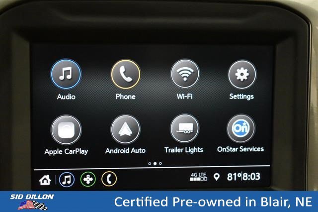 Used 2020 Northsky Blue Metallic Chevrolet Custom Trail Boss image 3