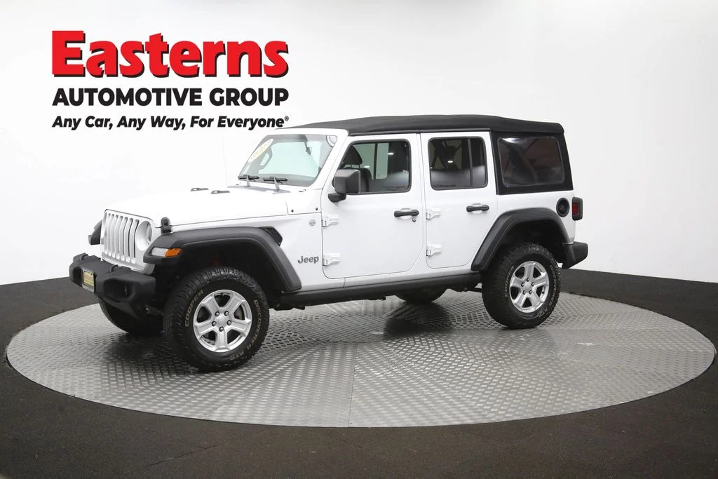 Used 2018 White Jeep Unlimited Sport S image 56