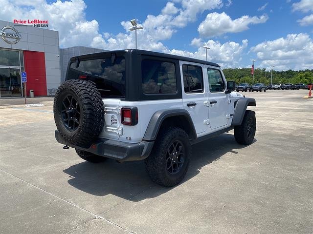 Used 2024 Bright White Clear Coat Jeep Willys image 7