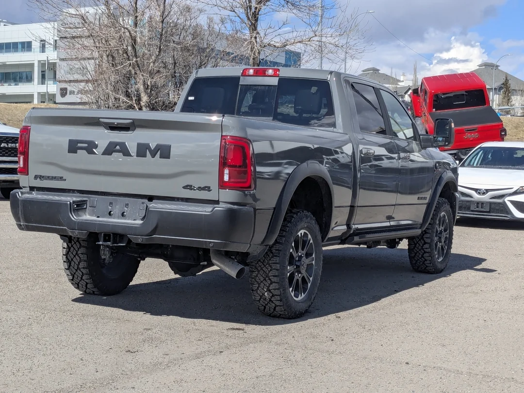 New 2026 Grey RAM Rebel - - 4x4 - Rebel Level 1 Equip Grp - 5th Wheel/Gooseneck Prep & More! image 8