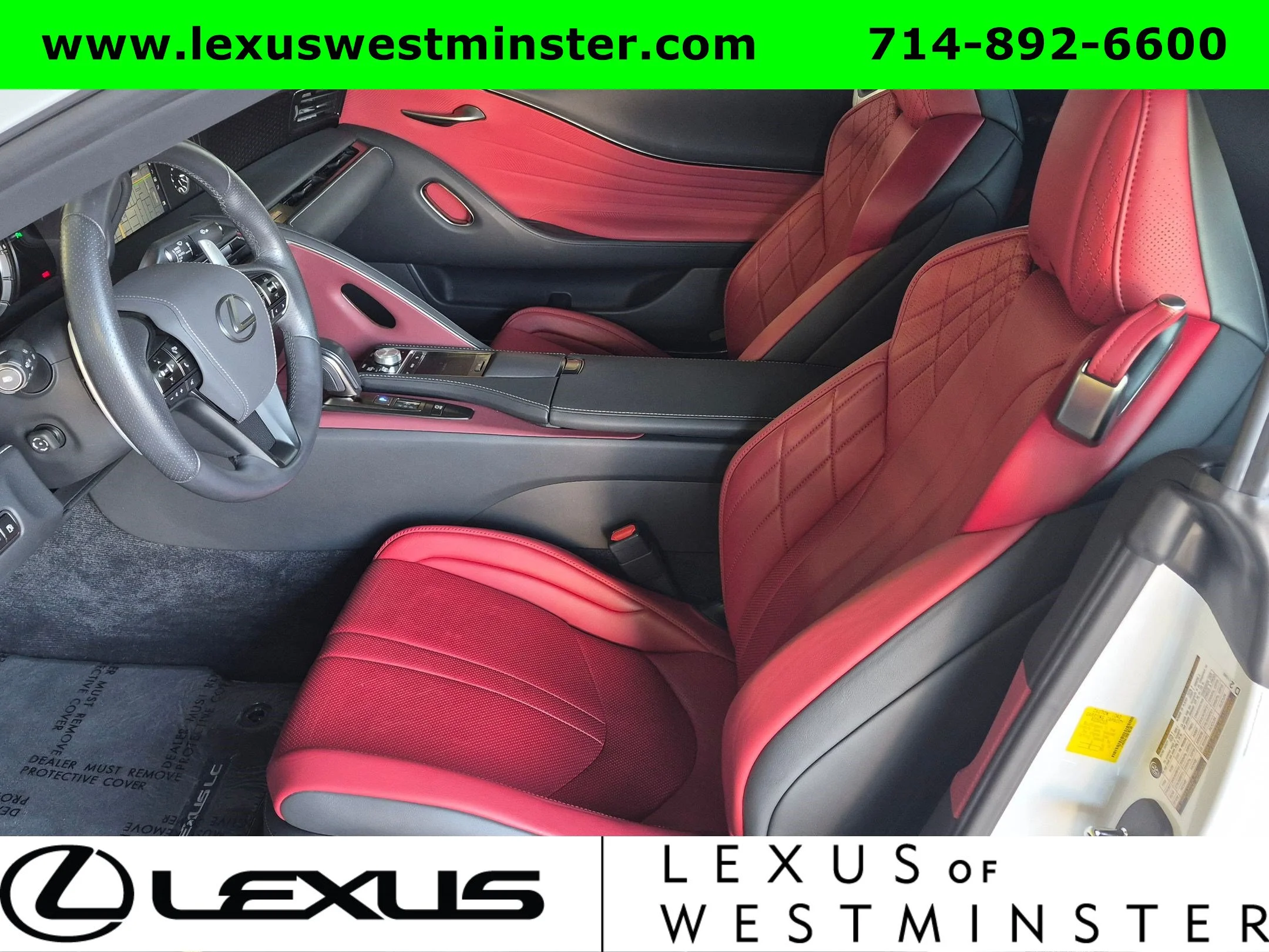 Certified Used 2021 White Lexus LC 500 image 20