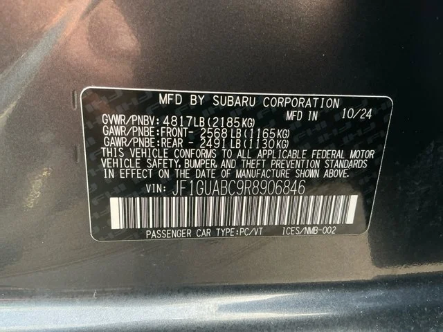 Certified Used 2024 Magnetite Gray Metallic Subaru  image 16