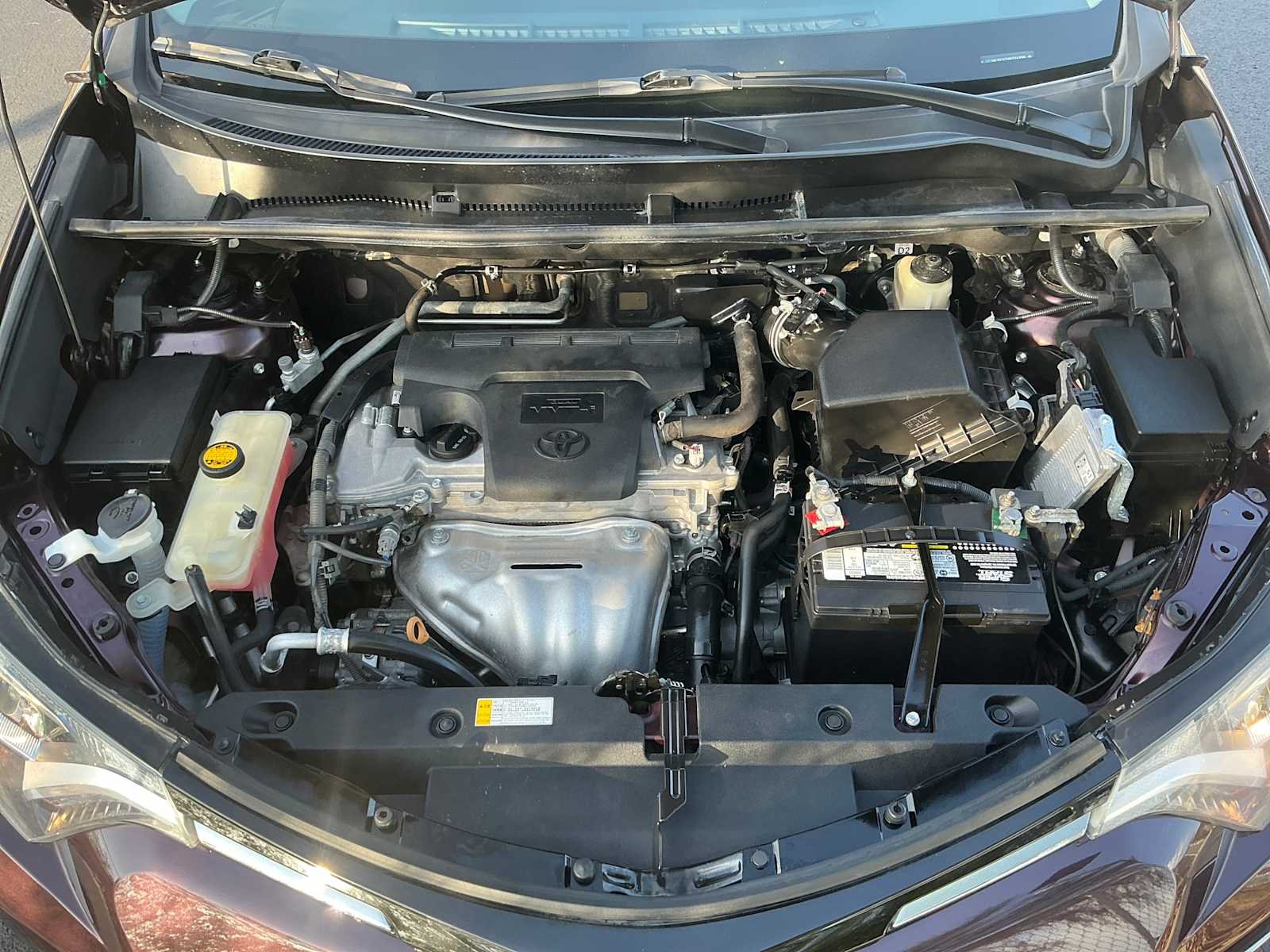 Used 2017 Black Currant Metallic Toyota XLE image 26
