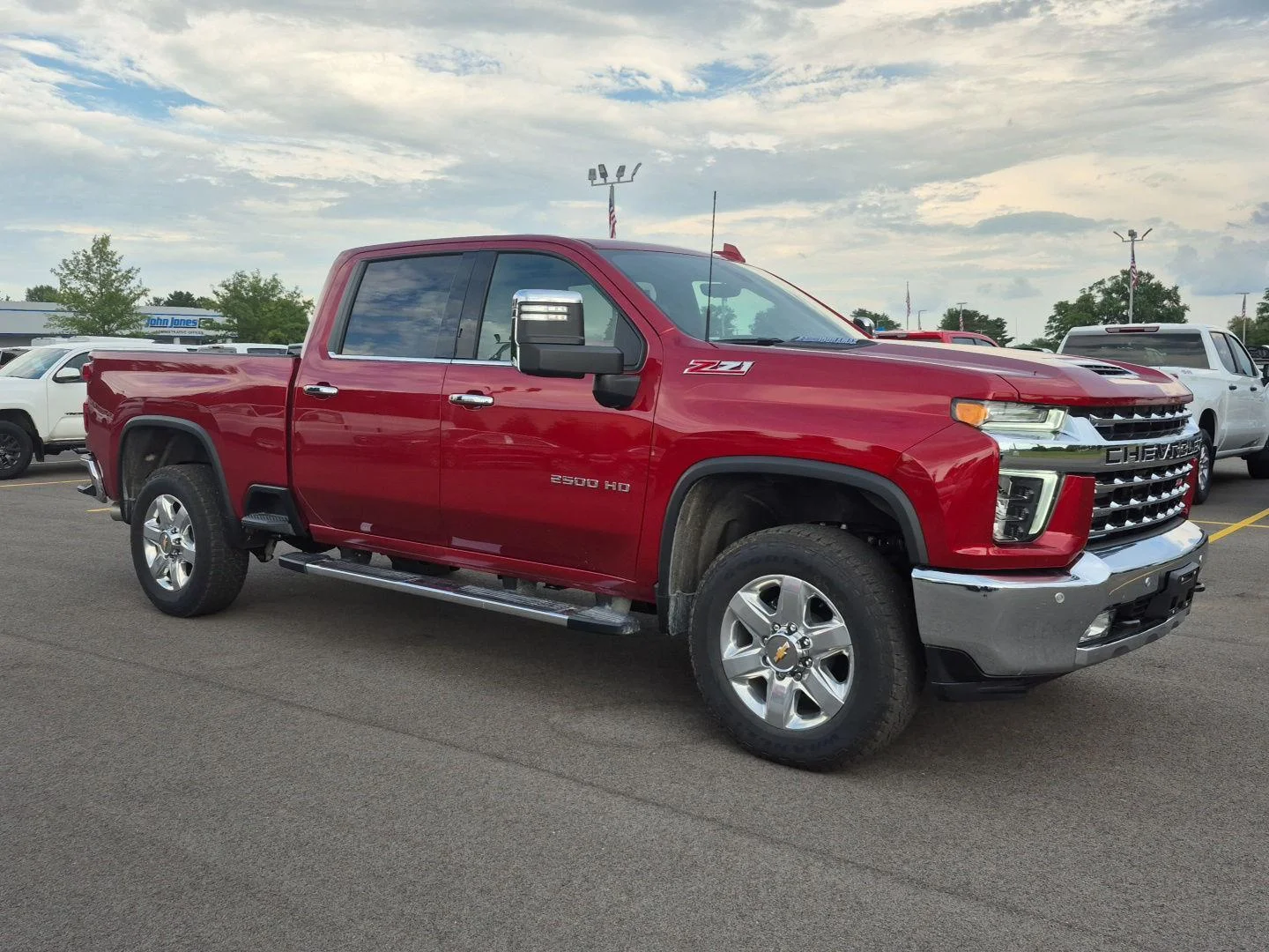 Used 2022 Cherry Red Tintcoat Chevrolet LTZ image 3
