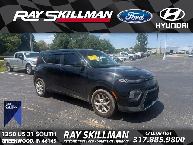 Used 2020 Cherry Black Kia S image 1