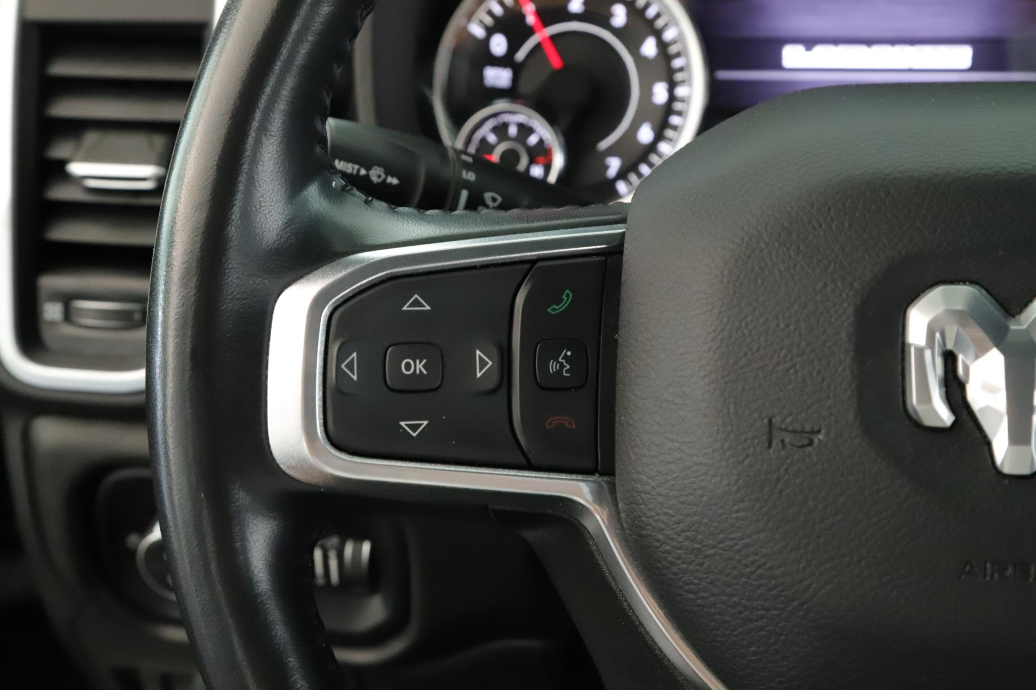 Used 2023 Patriot Blue Pearlcoat Ram Laramie 4x4 Crew Cab 5
