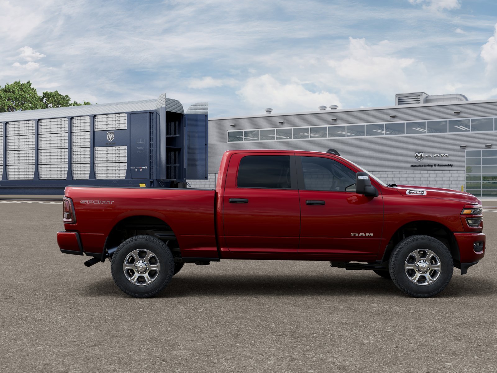 New 2026 Molten Red Pearl-Coat Exterior Paint RAM  image 12