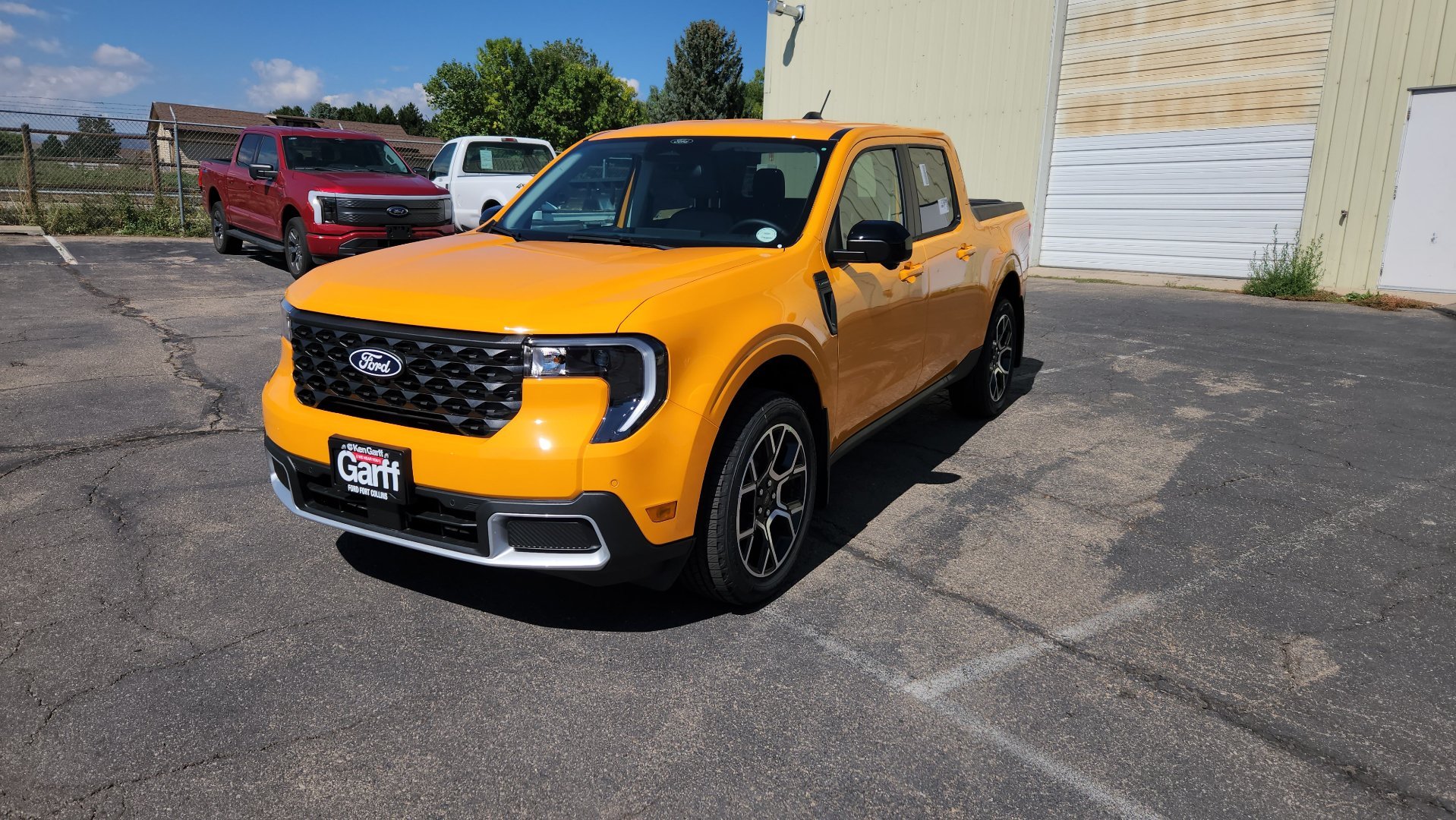 New 2026 Orange Fury Metallic Tri-Coat Ford LARIAT image 2