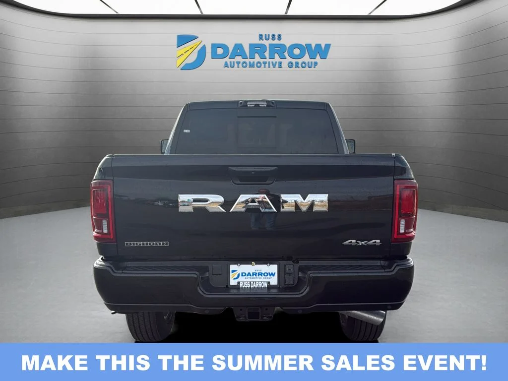 New 2026 Diamond Black Crystal Pearl-Coat Exterior Paint RAM Big Horn image 4