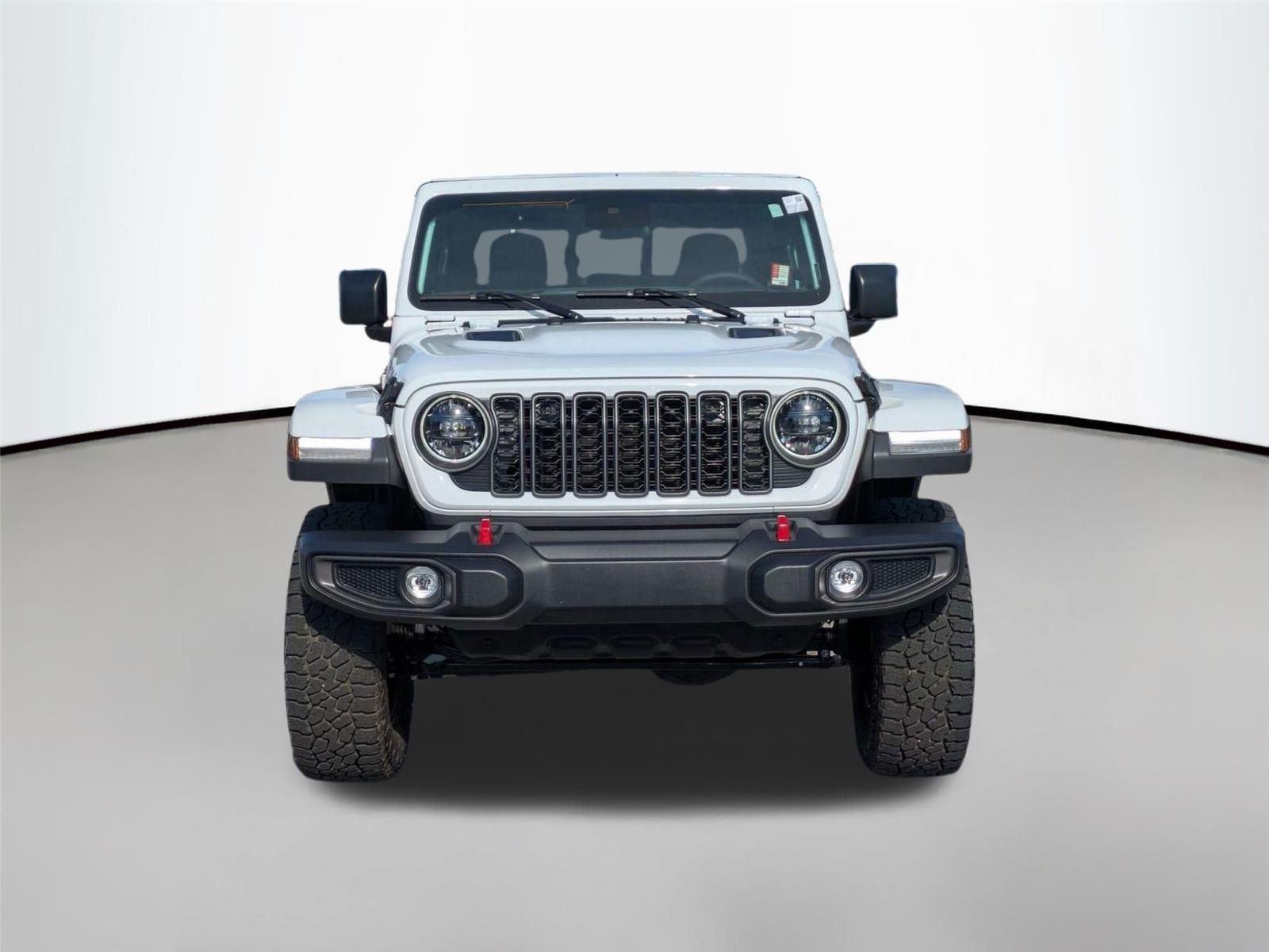 Used 2025 Bright White Clearcoat Jeep Rubicon image 2
